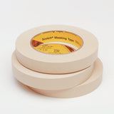 3M 232 Scotch High Performance Masking Tape, Tan, 12 mm x 55 m, 6.3 mil (7000048952) (72 Pack)