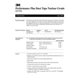 3M 8979N Performance Plus Duct Tape, Nuclear Grade, Red, 48 mm x 54.8 m, 11.7 mil (7000049014) (24 Pack) - 7