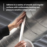 3M 3311 Scotch Aluminum Foil Tape, Silver, 2 in x 50 yd, 3.6 mil (7000049174) (12 Pack) - 6