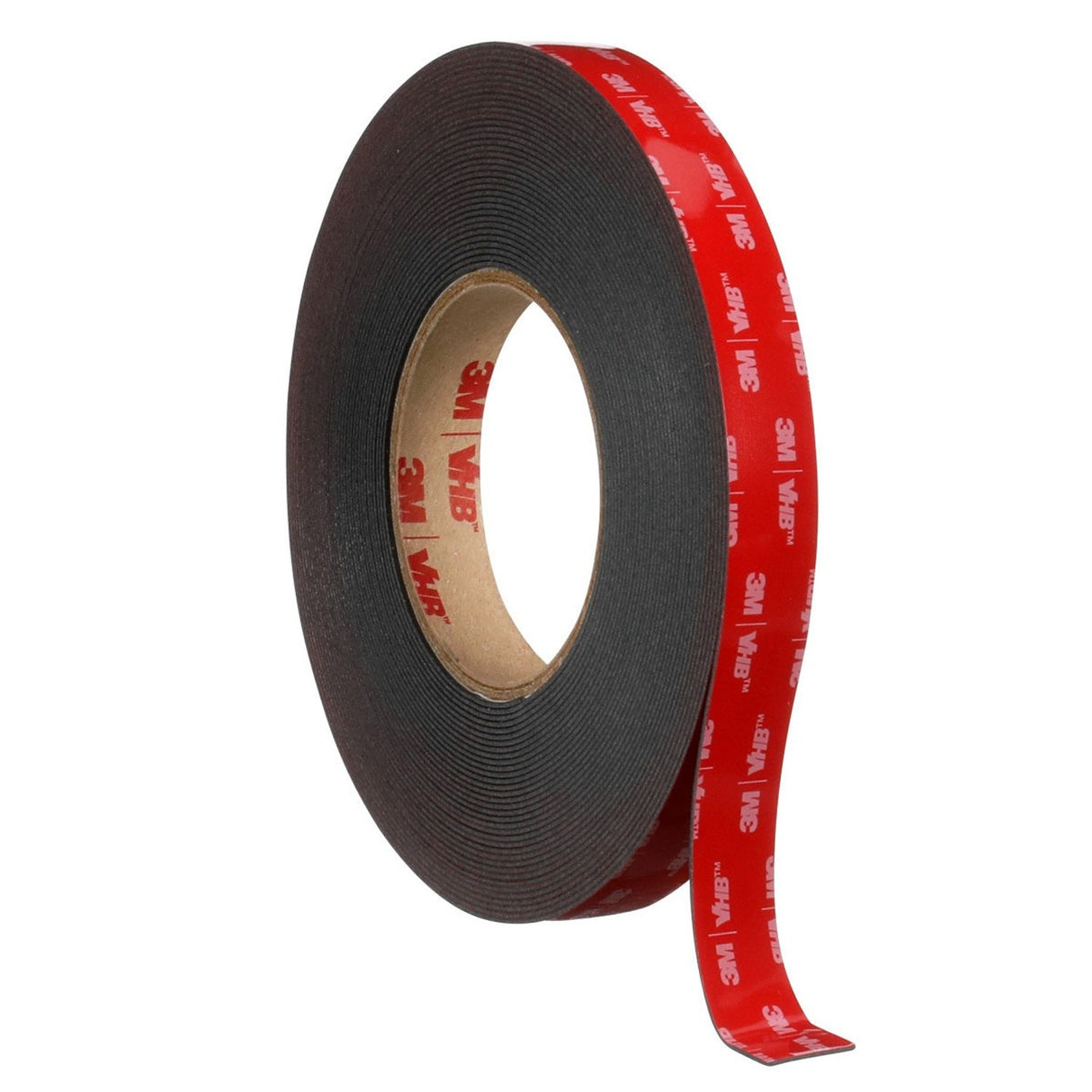 3M 5952 Heavy Duty Double-Sided Acrylic Foam Mounting Tape, Black, 3/4 in x 15 yd, 45 mil (7000049237) (12 Pack) - 2