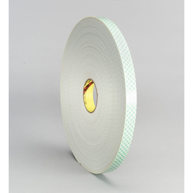 3M Extra-thick Multipurpose Mounting Tape, Off-White, 3/4 in x 7 yd, 1/8 in Thick (4008) (7000049239) (12 Pack)