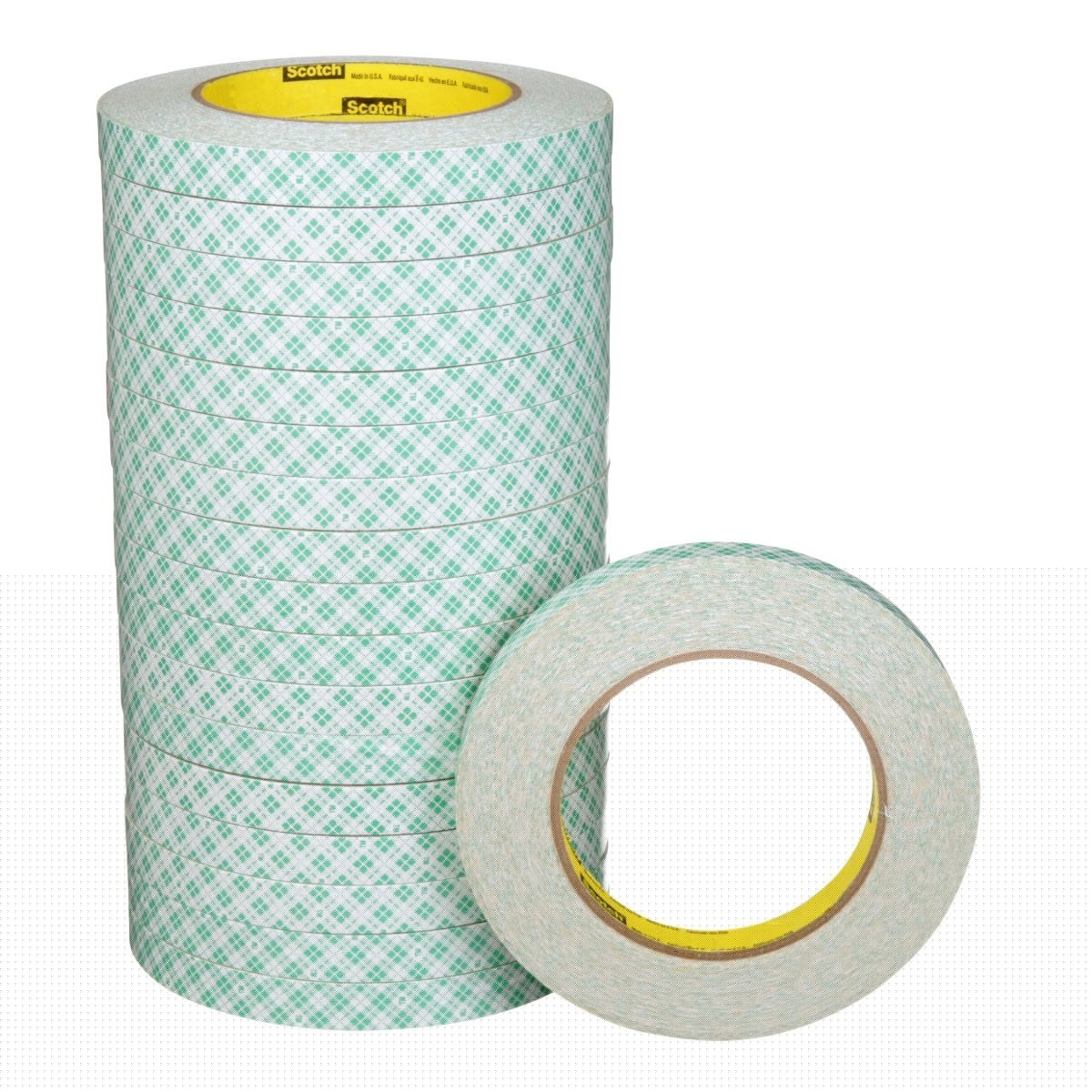 3M 410M Double Coated Paper Tape, Natural, 1/2 in x 36 yd, 5 mil (7000049272) (72 Pack) - 5