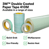 3M 410M Scotch Double Coated Paper Tape, Natural, 1 in x 36 yd, 5 mil (7000049274) (36 Pack) - 7