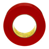 3M 5903 Outdoor Masking Poly Tape, Red, 1.88 in x 60 yd, 7.5 mil (7000049309) (24 Pack) - 4