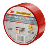 3M 5903 Outdoor Masking Poly Tape, Red, 1.88 in x 60 yd, 7.5 mil (7000049309) (24 Pack) - 8