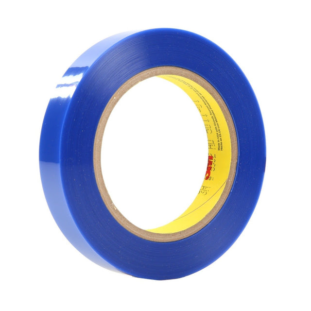 3M 8902 Polyester Tape, Blue, 3/4 in x 72 yd, 3.4 mil (7000049601) (48 Pack)