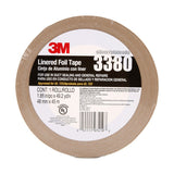 3M 3380 Aluminum Foil Tape, Silver, 48 mm x 45 m, 3.25 mil (7000049613) (24 Pack) - 7