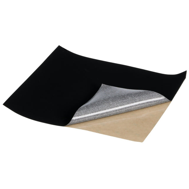3M TB641 Gripping Material, Black, 6 in x 7 in, Adhesive Backed Sheets (7000049649) (6 Pack)