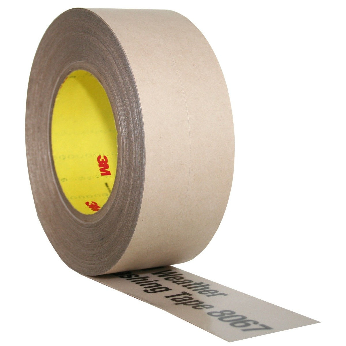 3M 8067 All Weather Flashing Tape, Tan, 2 in x 75 ft, Adhesive Backed Split Liner, Waterproof Flashing Membrane for Doors and Windows (7000049773) (24 Pack)