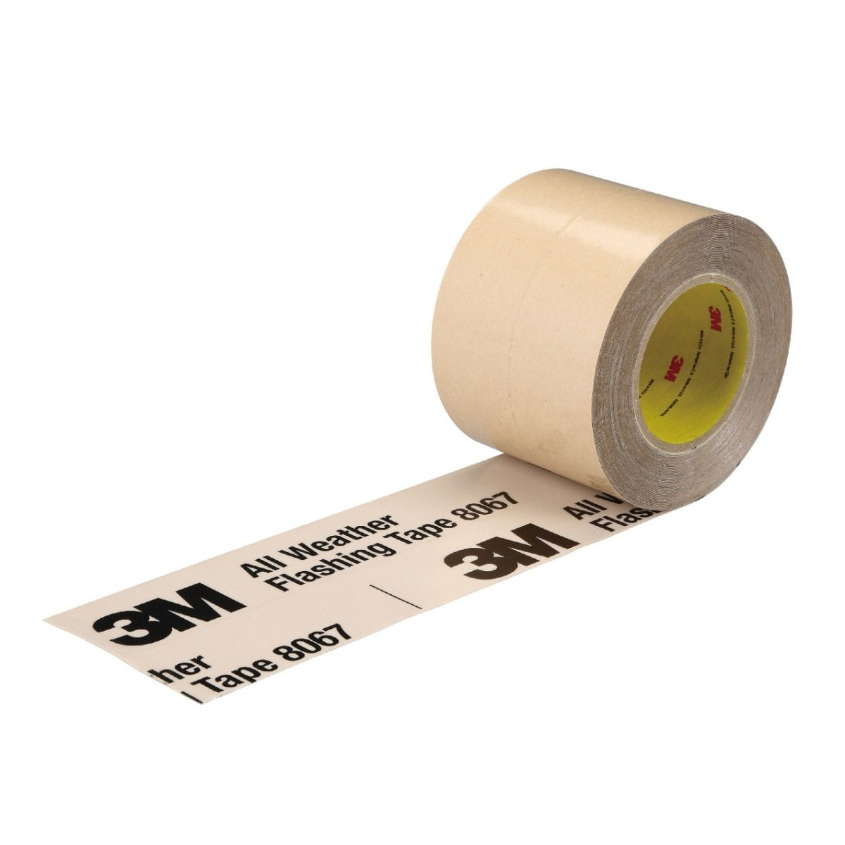 3M 8067 All Weather Flashing Tape, Tan, 3 in x 75 ft, Self-Adhered Waterproof, Split Liner (7000049774) (12 Pack)