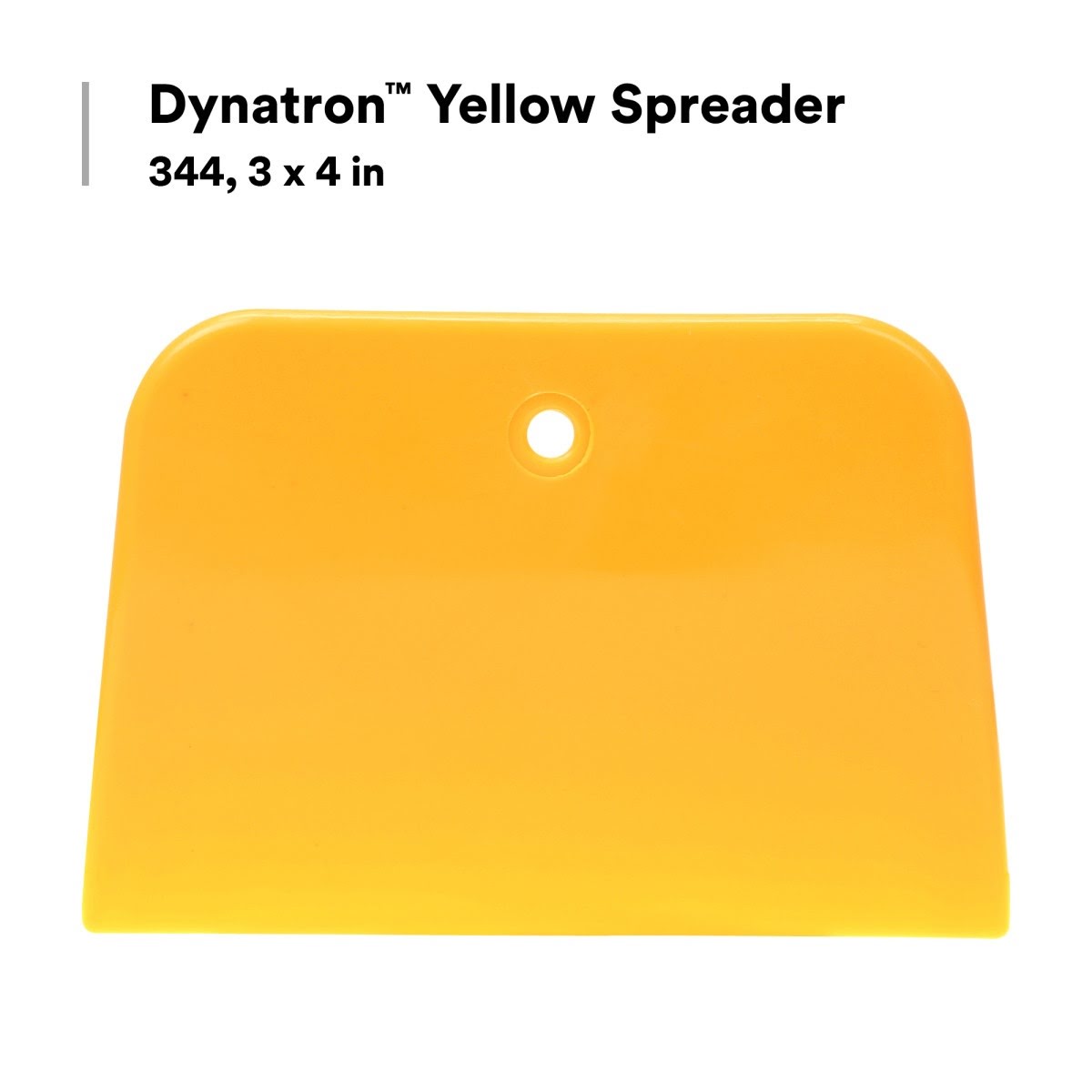3M 00344 Yellow Spreader Flexible Reusable Durable 3 in x 4 in (7000049851) (144 Pack) - 2