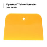 3M 00344 Yellow Spreader Flexible Reusable Durable 3 in x 4 in (7000049851) (144 Pack) - 2
