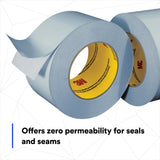 3M 1555CW Venture Tape Cryogenic Vapor Barrier Tape, Silver, 72 mm x 45.7 m (7000049898) (16 Pack) - 6