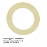 3M 218 Scotch Fine Line Premium Masking Tape, Green, 3/16 in x 60 yd, 5.0 mil, High Performance Polypropylene Tape (7000050050) (12 Pack) - 6