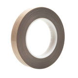 3M 5453 PTFE Glass Cloth Tape, Brown, 3/4 in x 36 yd, 8.2 mil (7000050132) (12 Pack) - 2