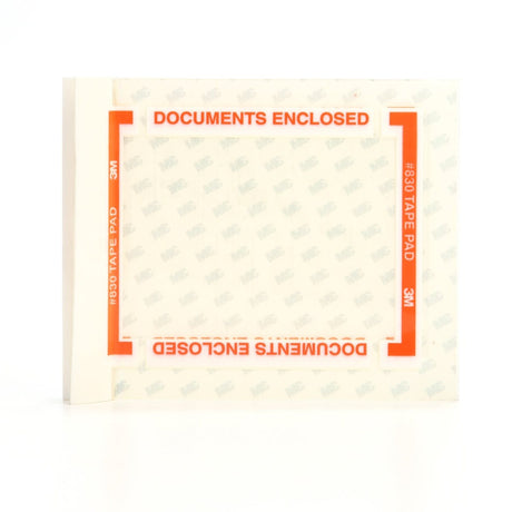 3M 830 Scotch Pouch Tape Sheets Pad, Pressure Sensitive, Transparent, 5 in x 6 in (7000051809)