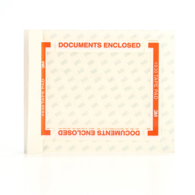 3M 830 Scotch Pouch Tape Sheets Pad, Pressure Sensitive, Transparent, 5 in x 6 in (7000051809) (5 Pack)