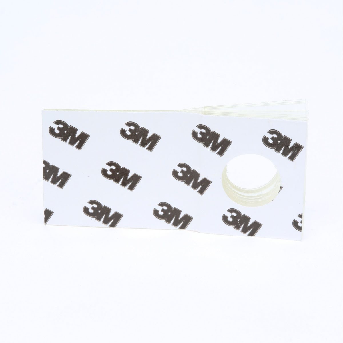3M 1074 Hang Tab, Clear, 1 in x 2 in, Round Hole (62225) (7000051823) (10 Pack)