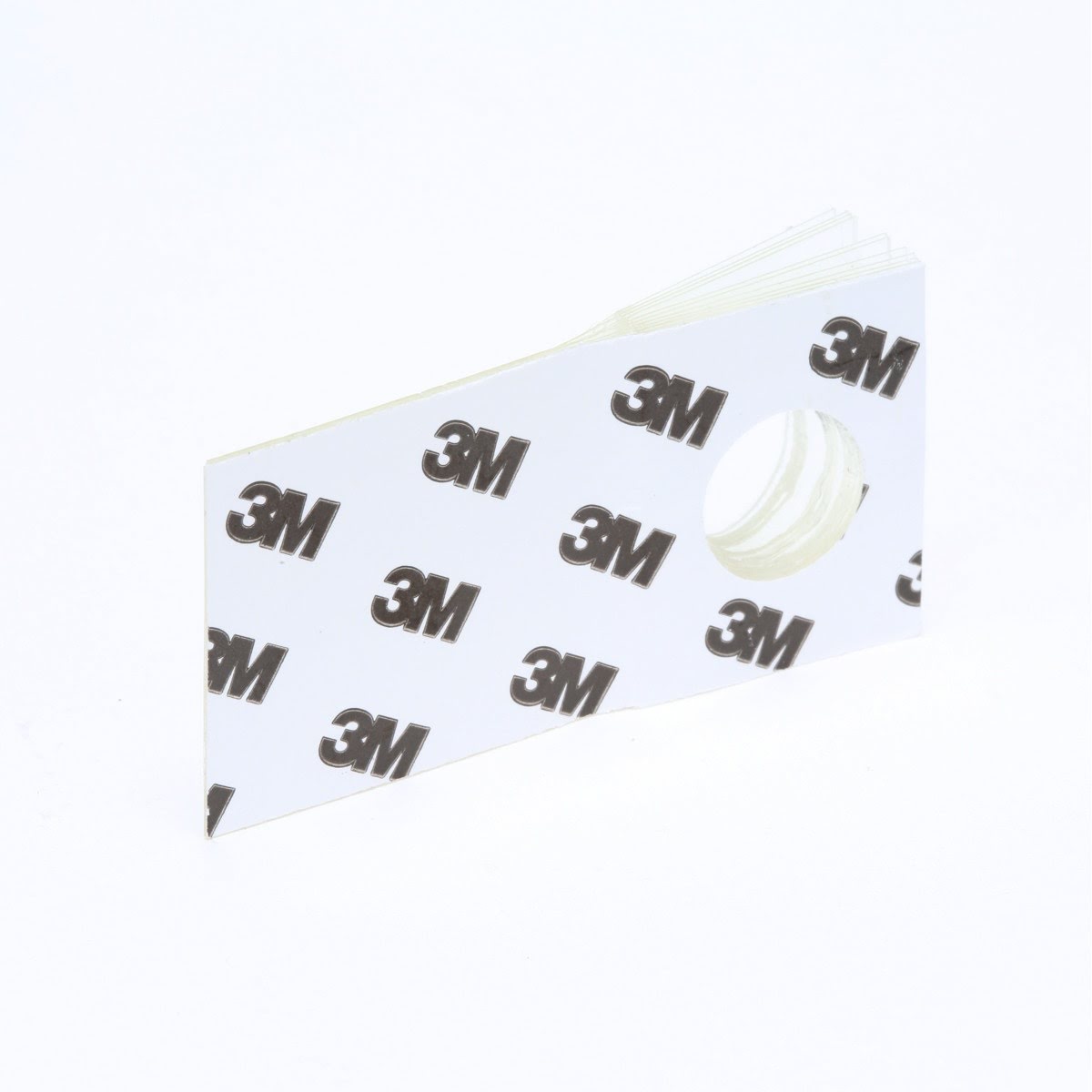 3M 1074 Hang Tab, Clear, 1 in x 2 in, Round Hole (62225) (7000051823) (10 Pack) - 2