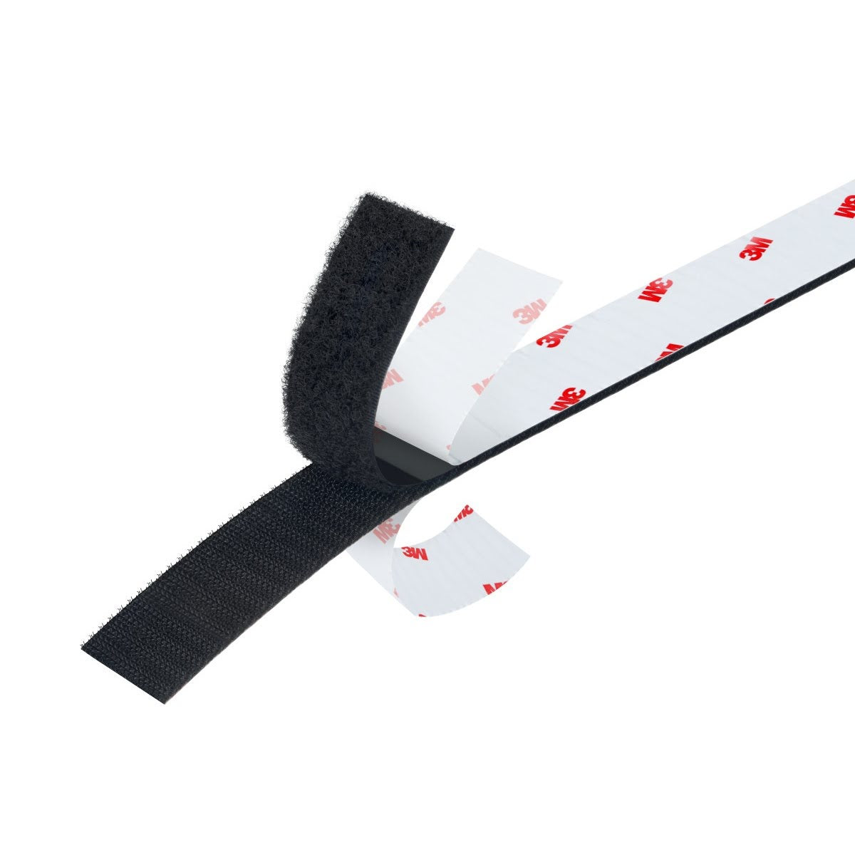 3M SJ3522 Plasticizer Resistant Hook Fastener, Black, 1 in x 50 yd (7000051889) (3 Pack) - 4