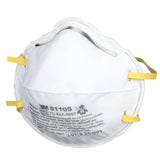 3M 8110S Particulate Respirator, N95, Unsealed, Small, Disposable, Adjustable Noseclip, Two Strap, Nosefoam (7000052065) (160 Pack) - 2