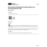 3M 8110S Particulate Respirator, N95, Unsealed, Small, Disposable, Adjustable Noseclip, Two Strap, Nosefoam (7000052065) (160 Pack) - 9