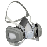 3M 66070 Half Facepiece Disposable Respirator Assembly 51P71 NIOSH Approved Organic Vapor P95 Small Permanently Attached Cartridges (7000052079) (12 Pack) - 6