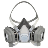 3M 7193 53P71 Half Facepiece Disposable Respirator Assembly, NIOSH Approved, Organic Vapor P95 OV/P95, Large, Permanently Attached Cartridges (7000052081) (12 Pack) - 2