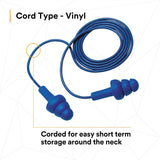 3M 340-4017 E-A-R UltraFit Earplugs, Metal Detectable, Corded, Econopack (7000052725) (200 Pack) - 6