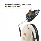 3M H6P3E/V PELTOR Optime 95 Cap-Mount Earmuffs with Universal Hard Hat Attachment, 21 dB NRR (7000052743) - 4