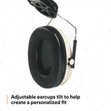 3M 7000052743 Optime 95 Cap-Mount Earmuffs with Universal Hard Hat Attachment 21 dB NRR (10 Pack) - 5