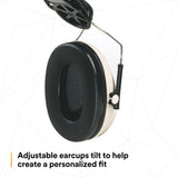 3M H6P3E/V PELTOR Optime 95 Cap-Mount Earmuffs with Universal Hard Hat Attachment, 21 dB NRR (7000052743) - 5