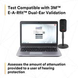 3M H6P3E/V PELTOR Optime 95 Cap-Mount Earmuffs with Universal Hard Hat Attachment, 21 dB NRR (7000052743) - 7