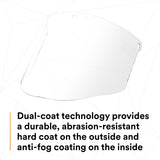 3M 82600-00000 WCP96 Total Performance Polycarbonate Clear Faceshield Window (7000052753) (10 Pack) - 3