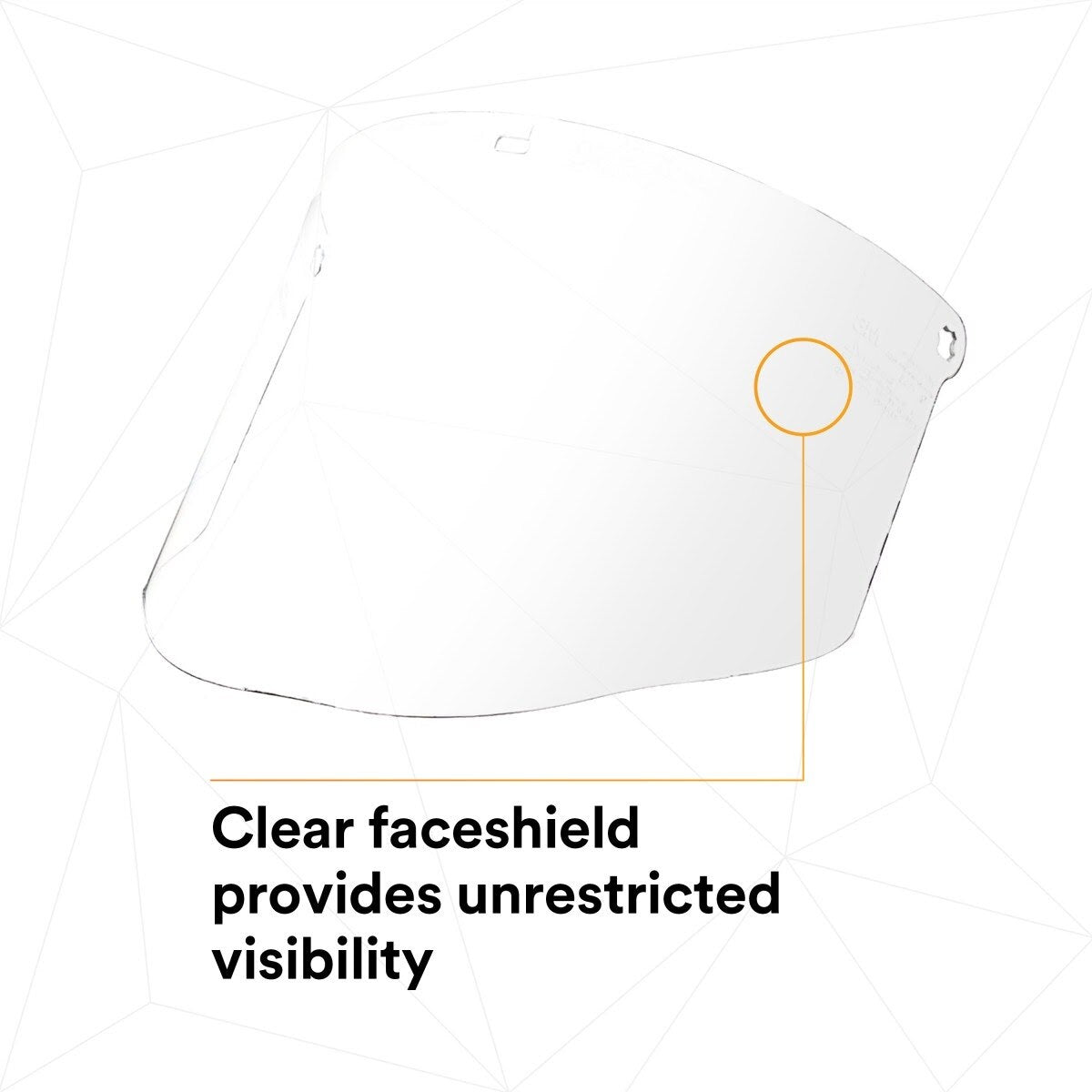 3M 82600-00000 WCP96 Total Performance Polycarbonate Clear Faceshield Window (7000052753) (10 Pack) - 4