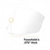 3M 82600-00000 WCP96 Total Performance Polycarbonate Clear Faceshield Window (7000052753) (10 Pack) - 6