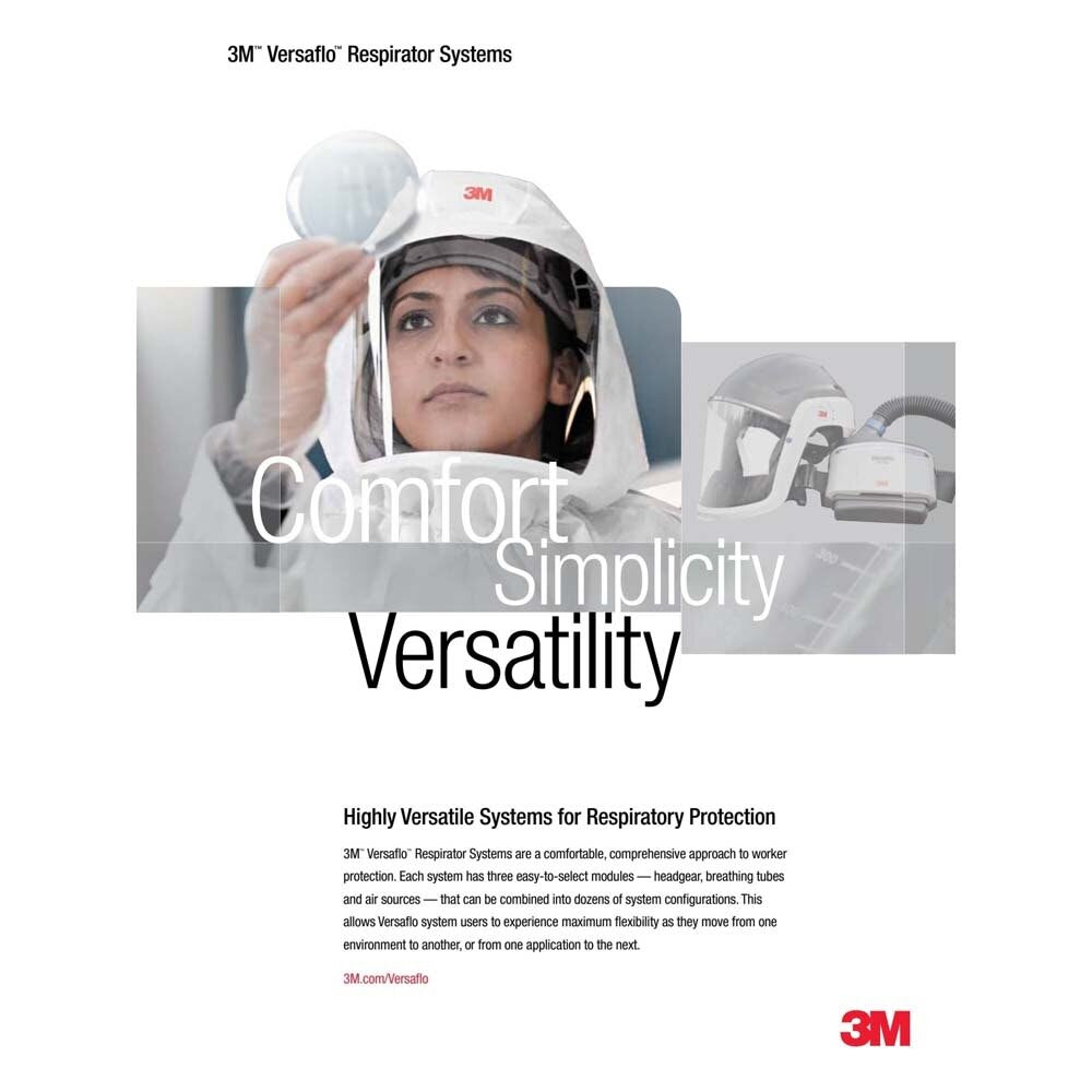 3M S-533L Versaflo High Durability Hood with Integrated Head Suspension , Medium/Large (7000052767) - 5