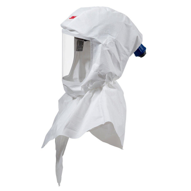 3M S-757 37301 Versaflo Painters Hood Assembly with Inner Shroud and Premium Head Suspension White Standard (7000052768)