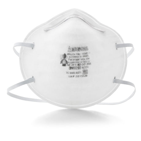 3M 7023 8200 Particulate Respirator N95 Cup Style Disposable White (7000052787) (160 Pack)