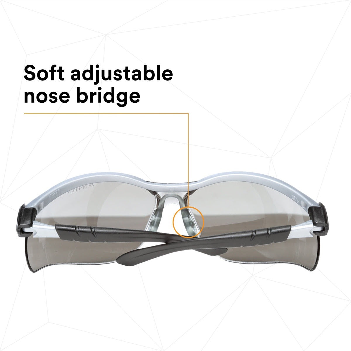3M 11381-00000-20 BX Protective Eyewear, Grey Anti-Fog Lens, Silver/Black Frame (7000052796) (20 Pack) - 6