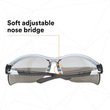 3M 11381-00000-20 BX Protective Eyewear, Grey Anti-Fog Lens, Silver/Black Frame (7000052796) (20 Pack) - 6
