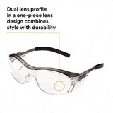 3M 11435-00000-20 Nuvo Reader Safety Glasses, 2.0 Diopter, Clear Lens, Gray Half-Frame, Side Shields, ANSI Z87.1 (7000052798) (20 Pack) - 4