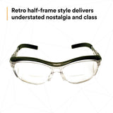 3M 11436-00000-20 Nuvo +2.5 Reader Safety Glasses, Gray Frame, Clear Lens, ANSI Z87.1 (7000052799) (20 Pack) - 7