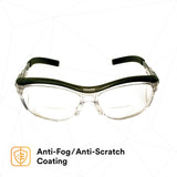 3M 11436-00000-20 Nuvo +2.5 Reader Safety Glasses, Gray Frame, Clear Lens, ANSI Z87.1 (7000052799) (20 Pack) - 8