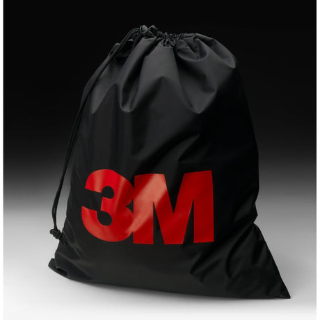 3M FF-400-25 Reusable Nylon Respirator Storage Bag, Black, Drawstring (7000052878) (10 Pack)