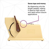 3M Scotch Definite Length Tape Dispenser M920, 1 in, Putty, 3 in Core (7000056552) (6 Pack) - 4