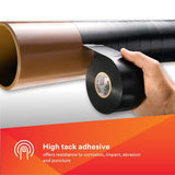 3M 50UP-4X100FT-K Vinyl Corrosion Protection Tape 50, Unprinted, PVC, Black, 4 in x 100 ft (7000057485) (12 Pack) - 3