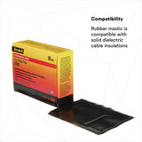 3M 2200-3.25X4.5IN Scotch Vinyl Mastic Pad Black 3-1/4 in x 4-1/2 in (7000057773) (10 Pack) - 6