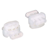 3M 314U-BIN Electrical IDC Insulation Displacement Connector , Pigtail, Self-Stripping, Flame Retardant, White, 22-14 AWG (7000058006) (1000 Pack) - 2