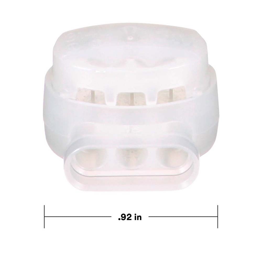 3M 314U-BIN Electrical IDC Insulation Displacement Connector , Pigtail, Self-Stripping, Flame Retardant, White, 22-14 AWG (7000058006) (1000 Pack) - 7